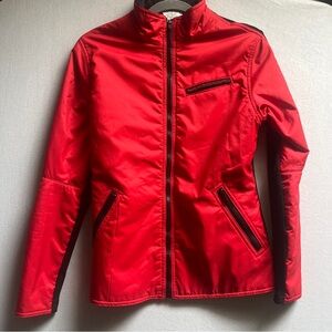 Speedo Red Women's Zip-Front Athletic Jacket Sz S